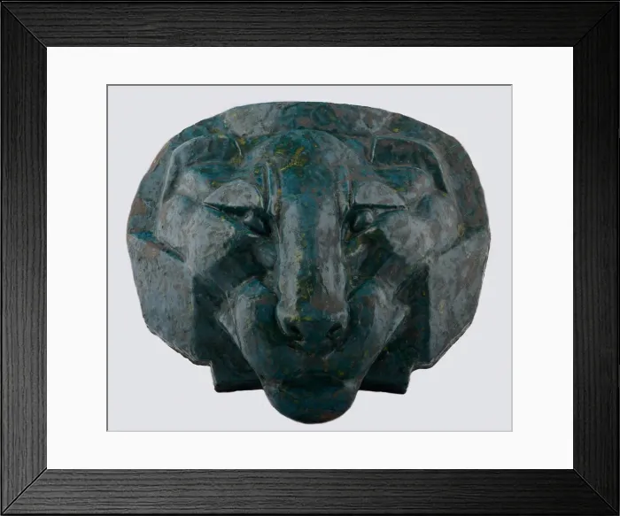 Framed Print : Leon Mask. Found in the Collection of State Museum Abramtsevo Estate, near Moscow Framed Print : Leon Mask. Found in the Collection of State Museum Abramtsevo Estate, near Moscow