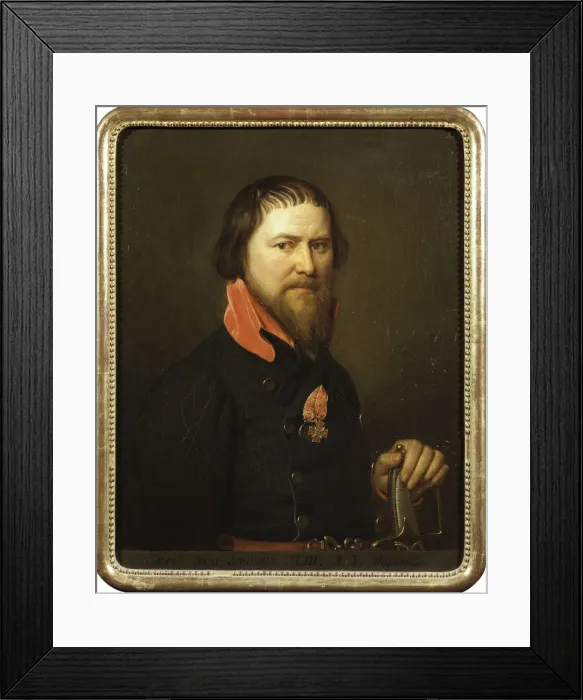 Framed Print : Portrait of Prokopy Dmitriyevich Shelaputin (1777-1828) Framed Print : Portrait of Prokopy Dmitriyevich Shelaputin (1777-1828)