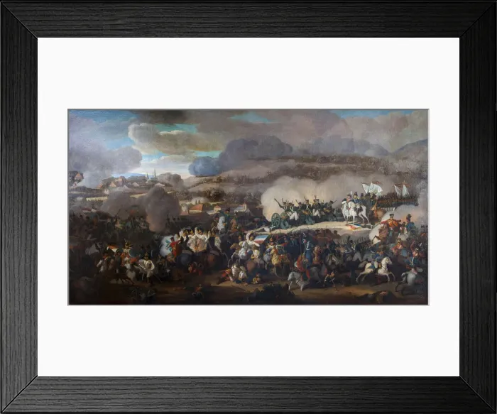 Framed Print : The Battle of the Nations of Leipzig on October 1813 Framed Print : The Battle of the Nations of Leipzig on October 1813