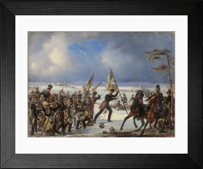 Framed Print : The Battle of Golymin on 26 December 1806 Framed Print : The Battle of Golymin on 26 December 1806
