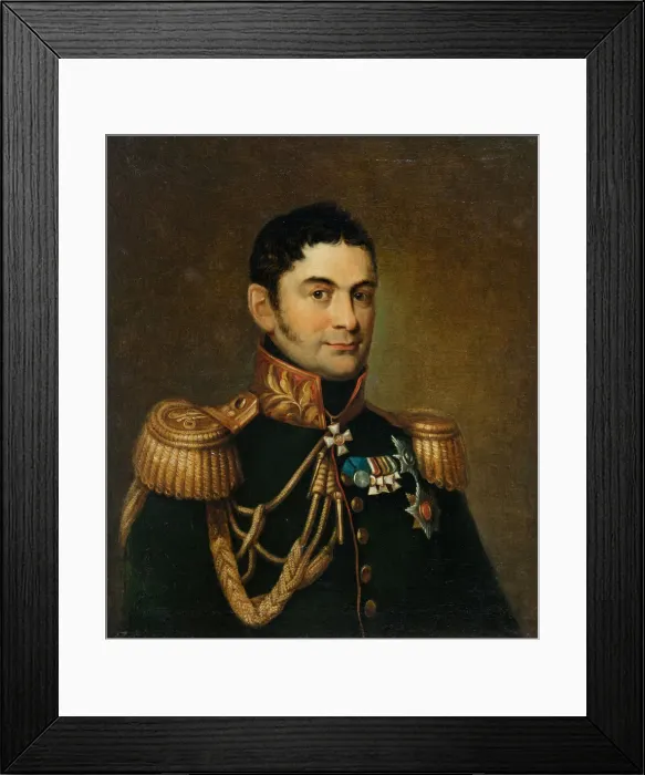 Framed Print : Portrait of Prince Pyotr Mikhaylovich Volkonsky (1776-1852) Framed Print : Portrait of Prince Pyotr Mikhaylovich Volkonsky (1776-1852)