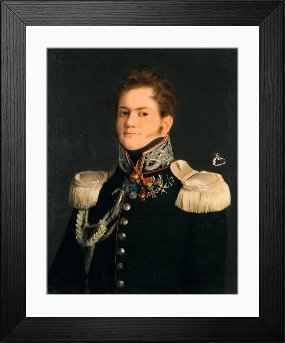 Framed Print : Portrait of Alexander Nikolayevich Muravyov (1792?1863) Framed Print : Portrait of Alexander Nikolayevich Muravyov (1792?1863)