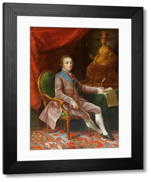 Framed Print : Portrait of Grand Duke Pavel Petrovich (1754-1801) Framed Print : Portrait of Grand Duke Pavel Petrovich (1754-1801)
