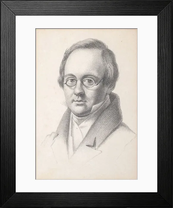 Framed Print : Portrait of the poet Anton Antonovich Delvig (1798-1831) Framed Print : Portrait of the poet Anton Antonovich Delvig (1798-1831)