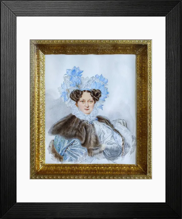 Framed Print : Portrait of Yekaterina Ivanovna Zagryazhskaya (1779-1842) Framed Print : Portrait of Yekaterina Ivanovna Zagryazhskaya (1779-1842)