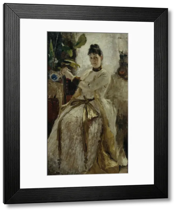 Framed Print : Portrait of Countess Sophia Nikolayevna Golitsyna, 1886. Artist: Korovin, Konstantin Alexeyevich (1861-1939) Framed Print : Portrait of Countess Sophia Nikolayevna Golitsyna, 1886. Artist: Korovin, Konstantin Alexeyevich (1861-1939)