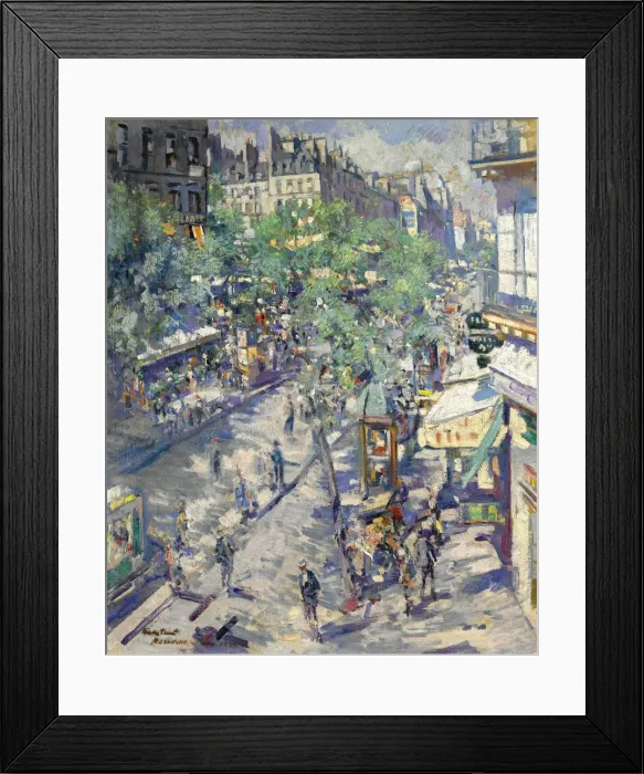 Framed Print : The Boulevard de Sebastopol in Paris, 1923. Artist: Korovin, Konstantin Alexeyevich (1861-1939) Framed Print : The Boulevard de Sebastopol in Paris, 1923. Artist: Korovin, Konstantin Alexeyevich (1861-1939)