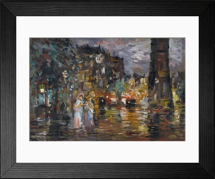 Framed Print : Paris. Artist: Korovin, Konstantin Alexeyevich (1861-1939) Framed Print : Paris. Artist: Korovin, Konstantin Alexeyevich (1861-1939)