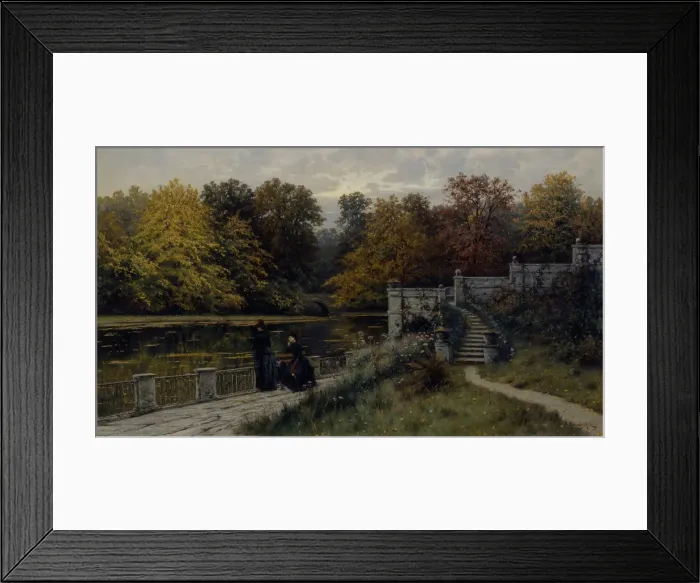 Framed Print : The Lazienki Park, 1886. Artist: Kryzhitsky, Konstantin Yakovlevich (1858-1911) Framed Print : The Lazienki Park, 1886. Artist: Kryzhitsky, Konstantin Yakovlevich (1858-1911)
