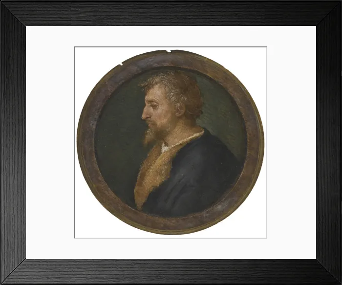 Framed Print : Portrait of Valerio Belli (1468-1546) Framed Print : Portrait of Valerio Belli (1468-1546)