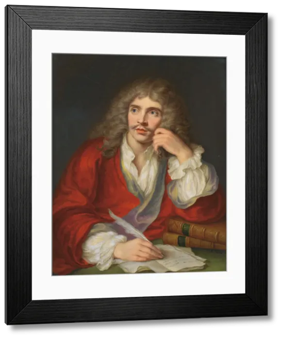 Framed Print : Portrait of the author Moliere (1622-1673) Framed Print : Portrait of the author Moliere (1622-1673)