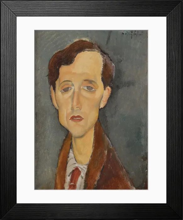 Framed Print : Portrait of Frans Hellens (1881-1972) Framed Print : Portrait of Frans Hellens (1881-1972)