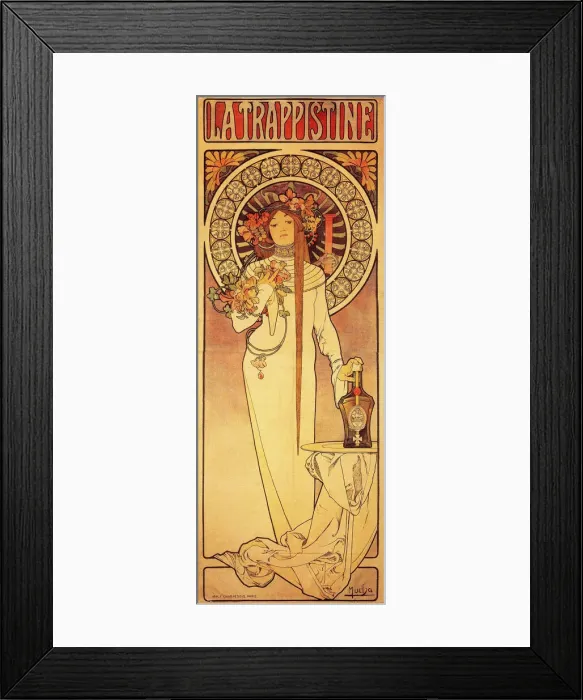 Framed Print : Advertising Poster La Trappistine Framed Print : Advertising Poster La Trappistine