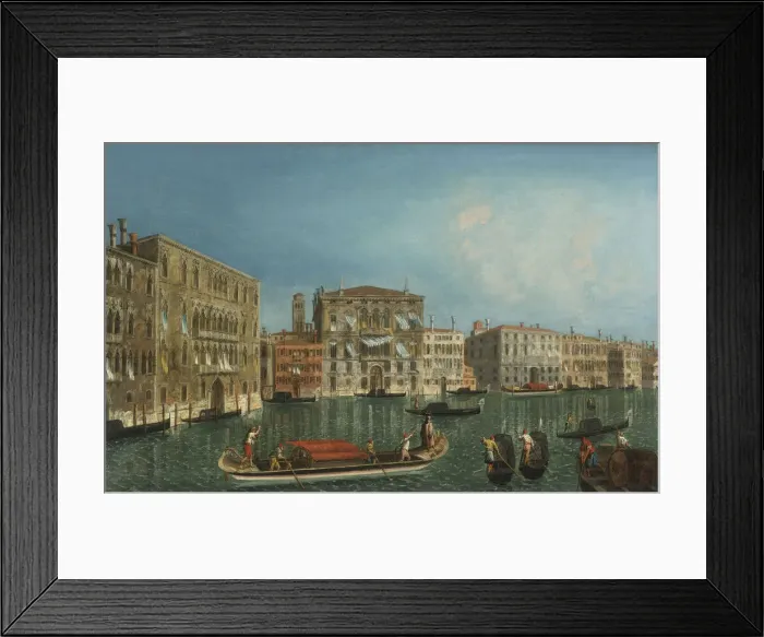 Framed Print : The Grand Canal with Palazzo Foscari and Palazzo Balbi Framed Print : The Grand Canal with Palazzo Foscari and Palazzo Balbi