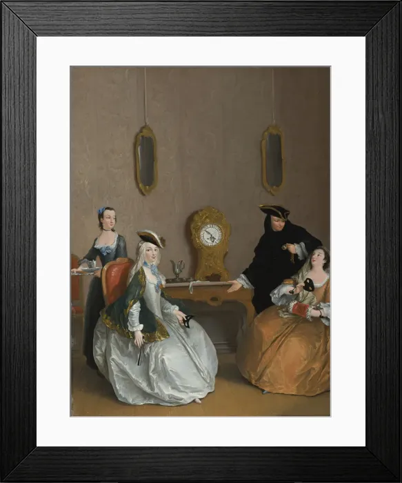 Framed Print : The hour of the masked ball Framed Print : The hour of the masked ball