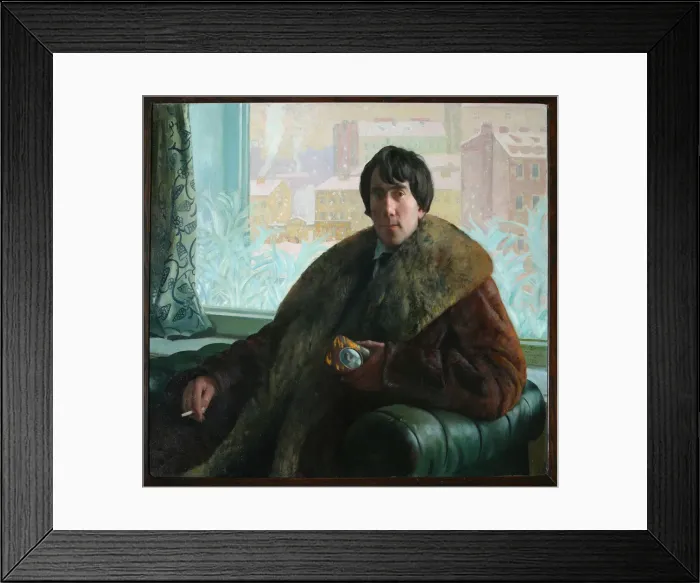 Framed Print : Portrait of the sculptor and architect Isidor Zolotarevsky (1885-1961), 1922. Artist: Kustodiev, Boris Michaylovich (1878-1927) Framed Print : Portrait of the sculptor and architect Isidor Zolotarevsky (1885-1961), 1922. Artist: Kustodiev, Boris Michaylovich (1878-1927)