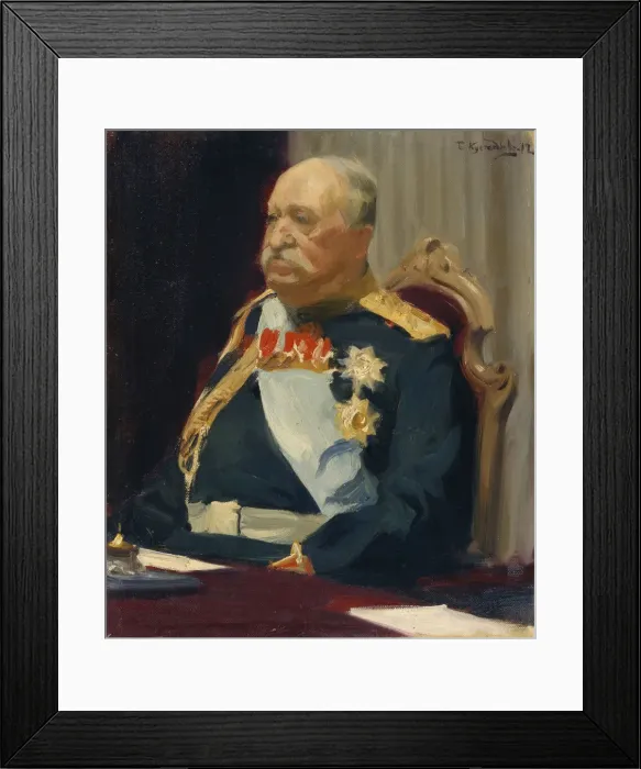 Framed Print : Portrait of Count Alexei Ignatyev, the Member of the State Council, Minister of the interior, 1902. Artist: Kustodiev, Boris Michaylovich (1878-1927) Framed Print : Portrait of Count Alexei Ignatyev, the Member of the State Council, Minister of the interior, 1902. Artist: Kustodiev, Boris Michaylovich (1878-1927)