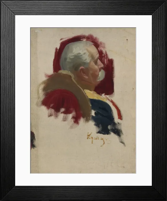 Framed Print : Portrait of Peter Alexandrovich Saburov (1835-1918), 1902-1903. Artist: Kustodiev, Boris Michaylovich (1878-1927) Framed Print : Portrait of Peter Alexandrovich Saburov (1835-1918), 1902-1903. Artist: Kustodiev, Boris Michaylovich (1878-1927)