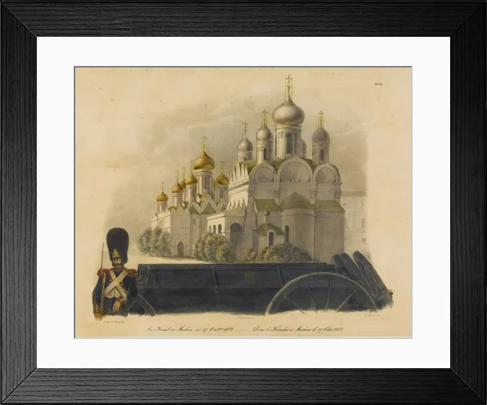 Framed Print : In the Moscow Kremlin on October 17, 1812 Framed Print : In the Moscow Kremlin on October 17, 1812