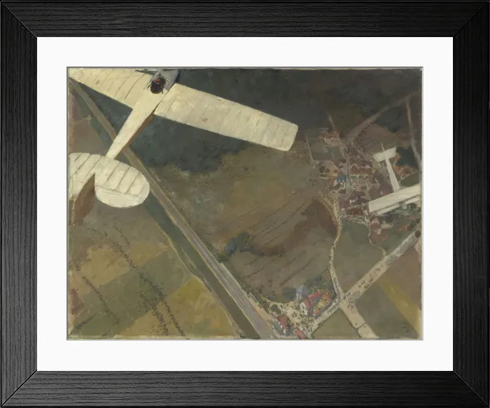 Framed Print : Les Avions fantaisistes Framed Print : Les Avions fantaisistes