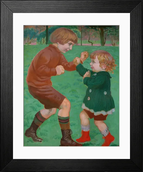 Framed Print : Boxing. Private Collection Framed Print : Boxing. Private Collection