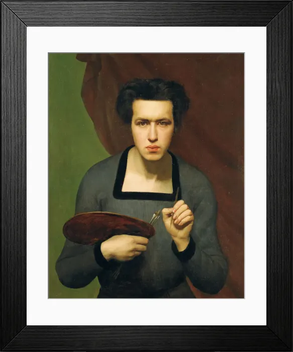 Framed Print : Self-portrait Framed Print : Self-portrait
