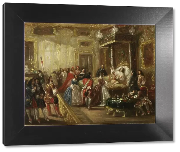 The death of Louis XIV in Versailles