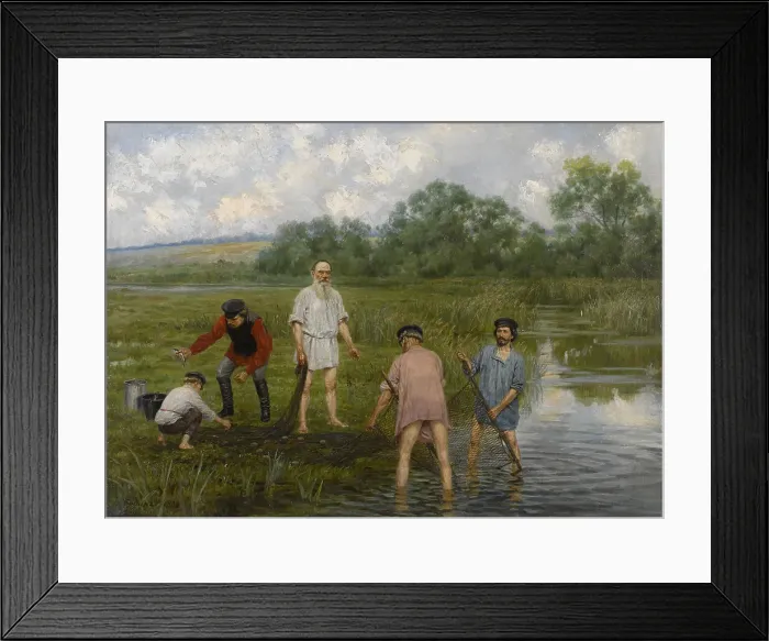 Framed Print : Angling. Private Collection Framed Print : Angling. Private Collection
