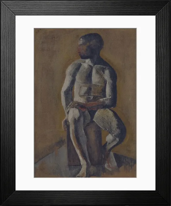 Framed Print : Portrait of Kirill Zdanevich (1892-1969), 1910s. Artist: Le Dantyu, Mikhail Vasilyevich (1891-1917)