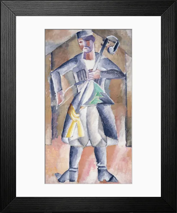 Framed Print : Sas-musician. Artist: Le Dantyu, Mikhail Vasilyevich (1891-1917) Framed Print : Sas-musician. Artist: Le Dantyu, Mikhail Vasilyevich (1891-1917)