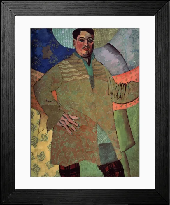 Framed Print : Self-portrait, 1915. Artist: Lentulov, Aristarkh Vasilyevich (1882-1943) Framed Print : Self-portrait, 1915. Artist: Lentulov, Aristarkh Vasilyevich (1882-1943)