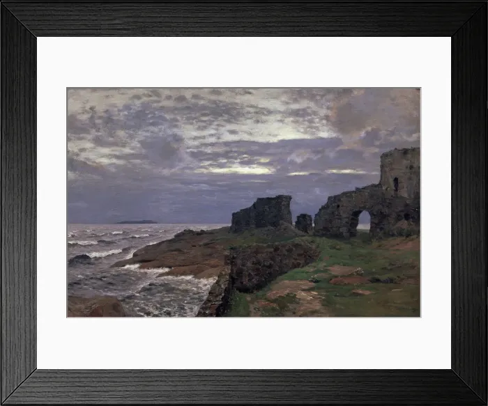 Framed Print : Remainders of the past. Twilight. Finland, 1897. Artist: Levitan, Isaak Ilyich (1860-1900) Framed Print : Remainders of the past. Twilight. Finland, 1897. Artist: Levitan, Isaak Ilyich (1860-1900)
