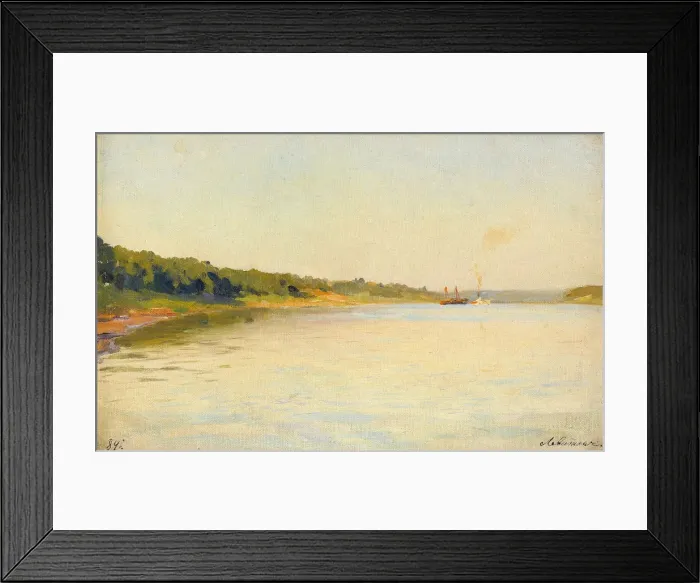 Framed Print : The Volga River Bank, 1889. Artist: Levitan, Isaak Ilyich (1860-1900) Framed Print : The Volga River Bank, 1889. Artist: Levitan, Isaak Ilyich (1860-1900)