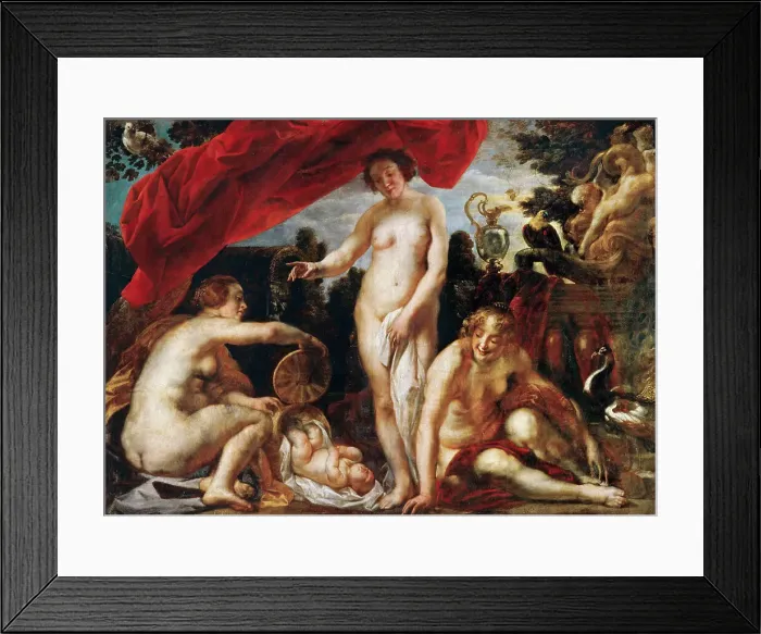 Framed Print : The Daughters of Cecrops Finding the Child Erichthonius Framed Print : The Daughters of Cecrops Finding the Child Erichthonius