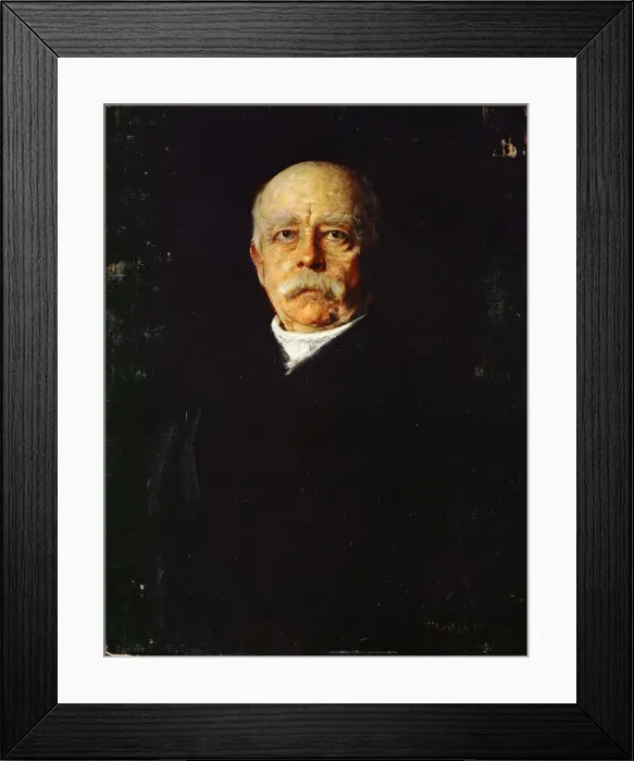 Framed Print : Portrait of Chancellor Otto von Bismarck (1815-1898) Framed Print : Portrait of Chancellor Otto von Bismarck (1815-1898)