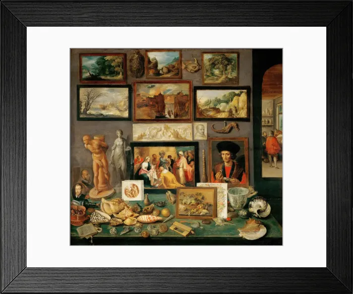 Framed Print : The Collectors Cabinet (Cabinets of curiosities) Framed Print : The Collectors Cabinet (Cabinets of curiosities)