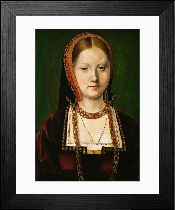 Framed Print : Portrait of Mary Tudor (1496-1533) Framed Print : Portrait of Mary Tudor (1496-1533)