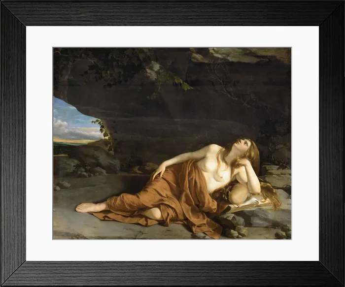 Framed Print : Repentant Mary Magdalene Framed Print : Repentant Mary Magdalene
