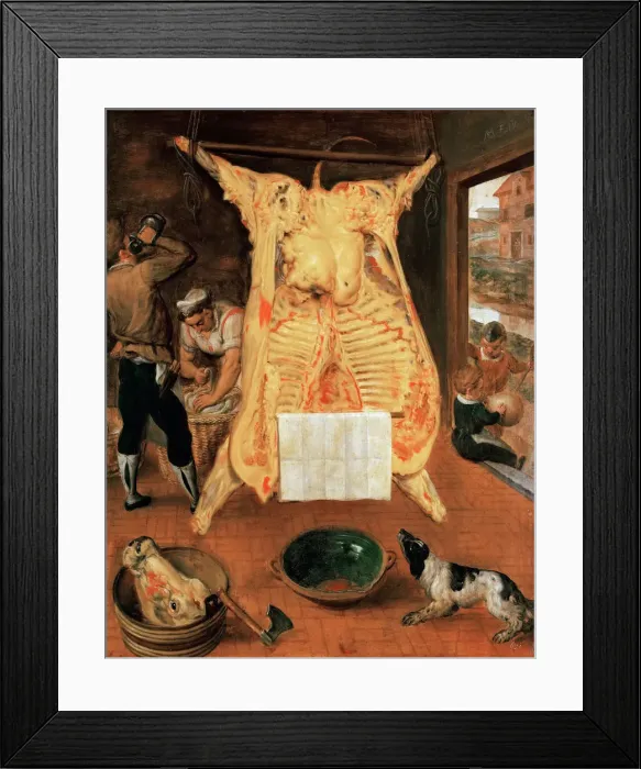 Framed Print : The Slaughtered Ox Framed Print : The Slaughtered Ox