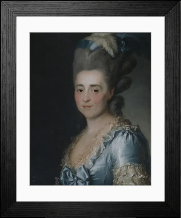 Framed Print : Portrait of Natalia Ivanovna Melgunova, 1779. Artist: Levitsky, Dmitri Grigorievich (1735-1822) Framed Print : Portrait of Natalia Ivanovna Melgunova, 1779. Artist: Levitsky, Dmitri Grigorievich (1735-1822)