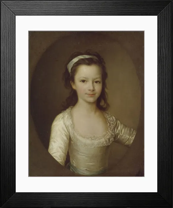 Framed Print : Portrait of Countess Yekaterina Artemyevna Vorontsova (1780-1836) as Child, End 1780s. Artist: Levitsky, Dmitri Grigorievich (1735-1822) Framed Print : Portrait of Countess Yekaterina Artemyevna Vorontsova (1780-1836) as Child, End 1780s. Artist: Levitsky, Dmitri Grigorievich (1735-1822)