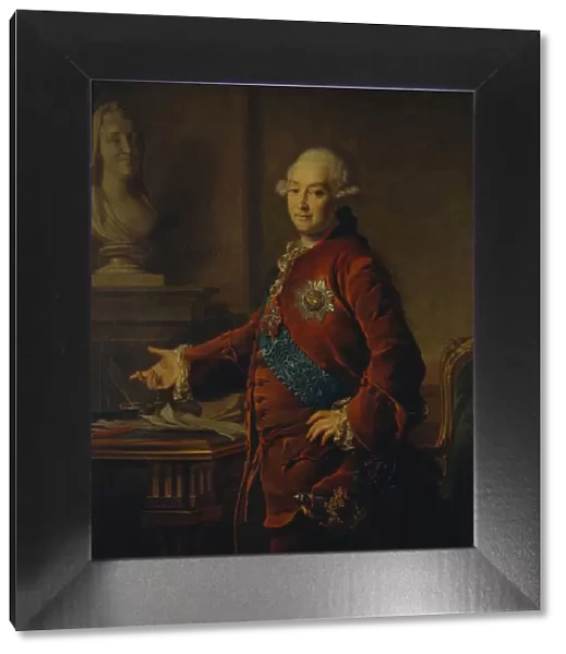 Portrait of Vice-Chancellor Prince Alexander Mikhaylovich Golitsyn (1723-1807), 1772. Artist: Levitsky, Dmitri Grigorievich (1735-1822)