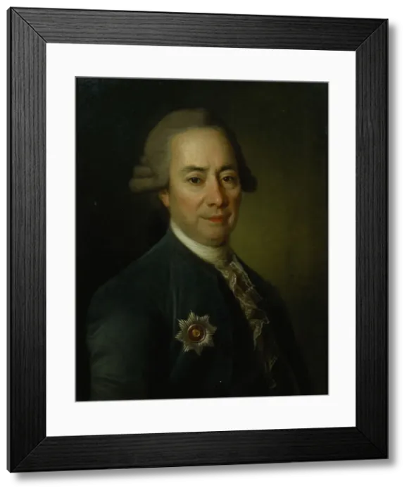 Framed Print : Portrait of Pyotr Vasilyevich Bakunin (1725?1786), 1782. Artist: Levitsky, Dmitri Grigorievich (1735-1822) Framed Print : Portrait of Pyotr Vasilyevich Bakunin (1725?1786), 1782. Artist: Levitsky, Dmitri Grigorievich (1735-1822)