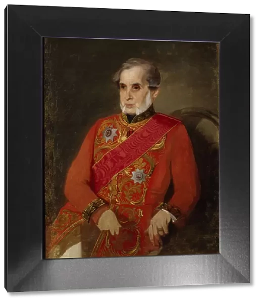 Portrait of Count Alexander Vasilyevich Kochubey (1768-1834), 1860s. Artist: Makarov, Ivan Kosmich (1822-1897)