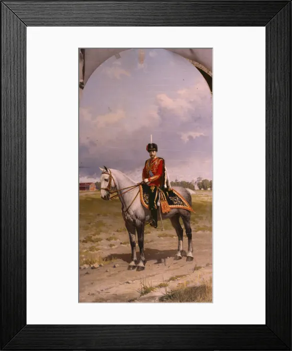 Framed Print : Portrait of Emperor Nicholas II (1868-1918), 1908. Artist: Makovsky, Alexander Vladimirovich (1869-1924) Framed Print : Portrait of Emperor Nicholas II (1868-1918), 1908. Artist: Makovsky, Alexander Vladimirovich (1869-1924)