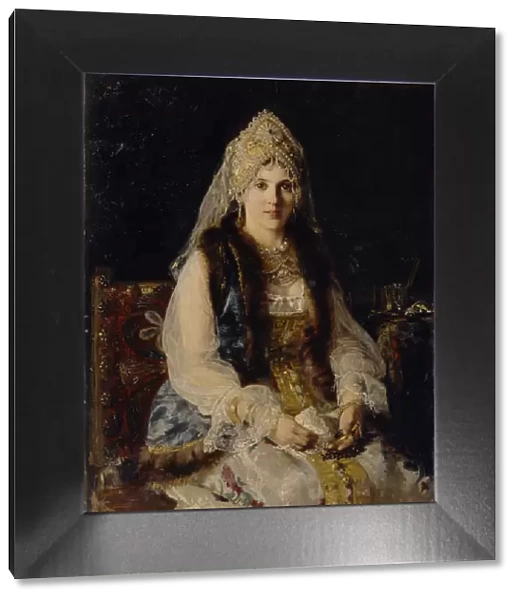 Boyars Wife, 1880. Artist: Makovsky, Konstantin Yegorovich (1839-1915)
