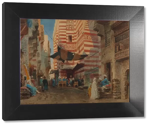 On the Street of Cairo, 1873. Artist: Makovsky, Konstantin Yegorovich (1839-1915)
