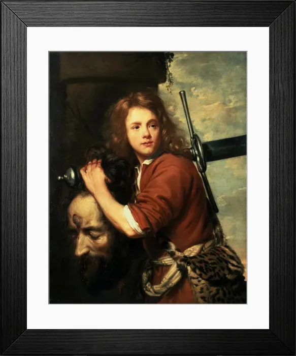 Framed Print : David Bearing the Head of Goliath, 1643 Framed Print : David Bearing the Head of Goliath, 1643