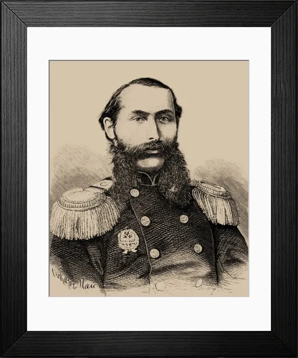Framed Print : Portrait of Amand Yegorovich Struve (1835-1898), 1870 Framed Print : Portrait of Amand Yegorovich Struve (1835-1898), 1870