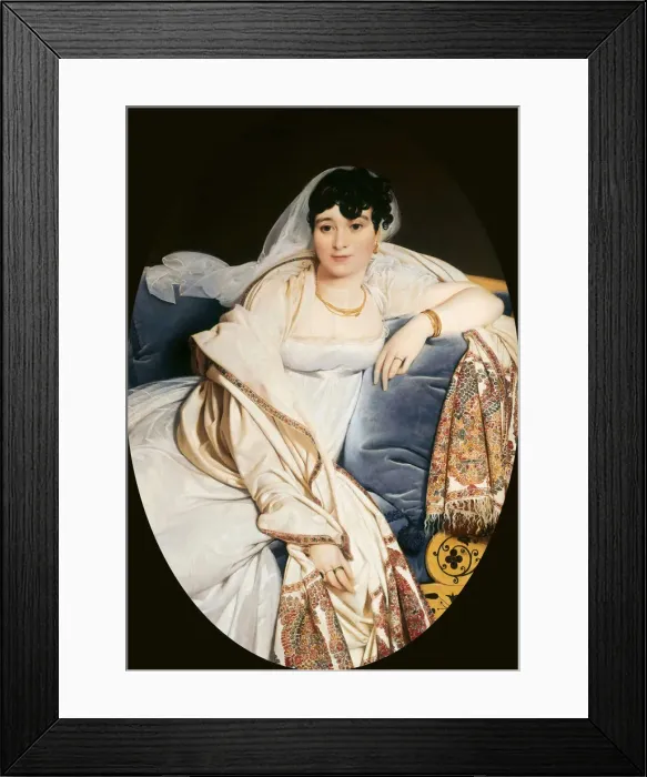Framed Print : Portrait of Madame Riviere, 1805 Framed Print : Portrait of Madame Riviere, 1805